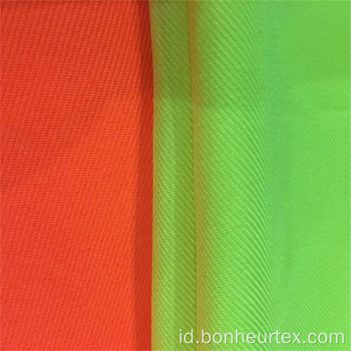 Visibilitas Tinggi Polyester Twill Gabardine Fabric